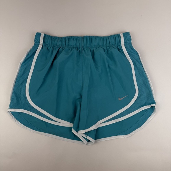 Nike Pants - New Womens Nike Tempo Dri-FIT Mid-Rise Brief-Lined Teal Running Shorts Size S